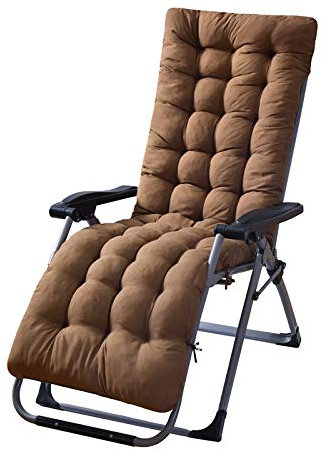 Deckchair Auflagen, mit Rutschfester Abdeckung Hochlehner Sitzauflagen Sonnenliege Auflage, für Gartenmöbel Hochlehner Polsterauflage (Beinhaltet Keinen Stuhl)