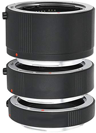 Topiky 13 + 20 + 36mm Autofokus Makro Verlängerungsrohr Set, Objektiv Nahaufnahmen Adapterringe Set für EF/EF-S Objektiv und Kamera