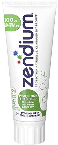 Zendium Dentifrice Protection Fraîcheur, Mode d’action naturel antibactérien, Haleines Fraiches, Protège naturellement votre bouche, 75ml