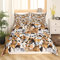 Kinder Meerschweinchen Bettwäsche Set 135x200cm Kinder Niedlich Cavy Muster Lustig Bettbezug Set Für Jungen Mädchen Kleinkind Dekor 3D Schönes Haustier Tier Thema Betten Set Mit 1 Kissenbezug