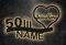 Beste Mama led Schlummerlicht Nachtlicht Geburtstag Geschenk, Name - Alter Herz Herzchen personalisiert mit Wunsch Namen Lasergravur Abendlicht