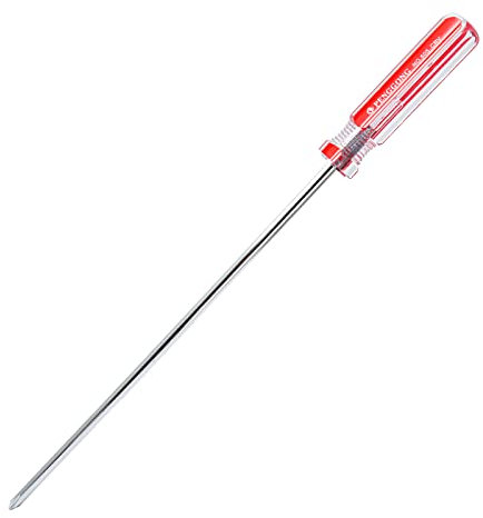 Kyuionty Phillips Screwdriver 8 Inch, Long Screwdriver #1 Magnetic Tip Screwdrivers Extra Long Shaft Cross Head Screwdriver