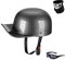 Woljay Jahrgang Jethelm Motorradhelm Retro Baseball Kappe Halbhelm Männer Frauen für Kreuzer Straße Roller Moped mit Maske Gläser - DOT Certified (Gloss Carbon Fiber,M)