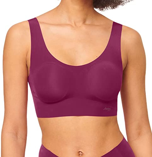 Sloggi Damen Bustier, Zero Feel Top EX, Wine, S