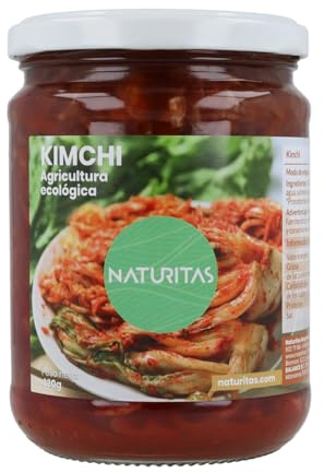 Kimchi Bio | 420 g | Naturitas Essentials | Fermentado vivo | Probióticos sabor coreano | Conservas