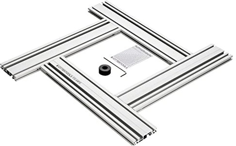 Ottertools - Frässchablone FS-MPS für rechteckige Ausschnitte mit der Oberfräse - verstellbar (1000mm x 1000mm)