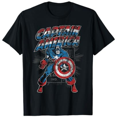 Marvel Captain America Retro T-Shirt