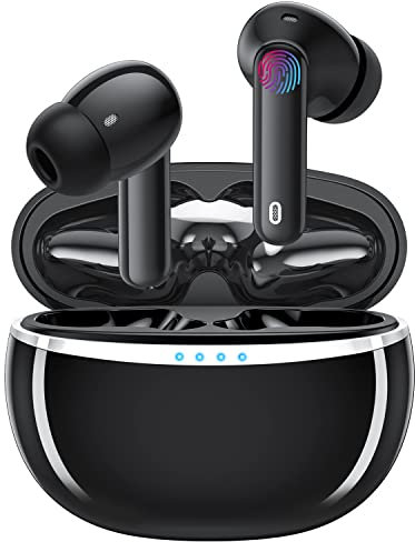 Cuffie Bluetooth 5.3 Auricolari Wireless Senza Fili in Ear Sport con 4 Microfono,ENC Riduzione del Rumore,36 Ore di Riproduzione,HiFi Stereo,IPX6 Impermeabili per iPhone Huawei Samsung Xiaomi Sony