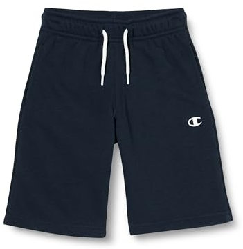 Champion Jungen Legacy Basics B-Bermuda Shorts, Marineblau, 9-10 Jahre