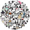 50 Stück Cartoon Panda Aufkleber Wasserflaschen Laptop Telefon Gitarre Skateboard Computer Koffer Fahrrad Anime Panda Vinyl Stickers Wasserdicht Ästhetisch Aufkleber für Jugendliche Kinder Erwachsene