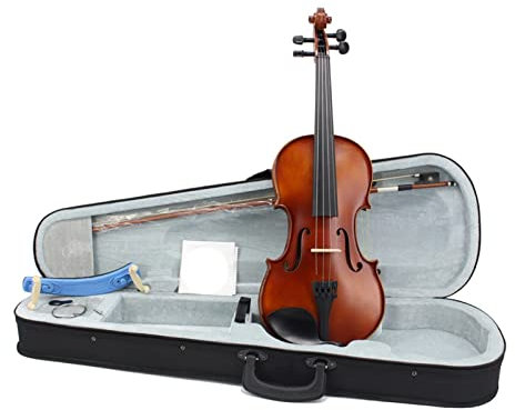 Anfänger Matte Antike Ahorn Akustische Violine Voller Größe Studenten Violine 1/8,1/4,1/2,3/4,4/4 Student Violine Violinen Bausatz (Color : Size 1 8)