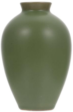 Artibetter 1 PC Vase À Fleur en Céramique Rose Ornement Poterie Vase Vase Hydroponique Vert Décor Rose Vase Vase À Fleur Antique Vase D'Arrangement Floral Mode Céramique Vert Japon Cascade