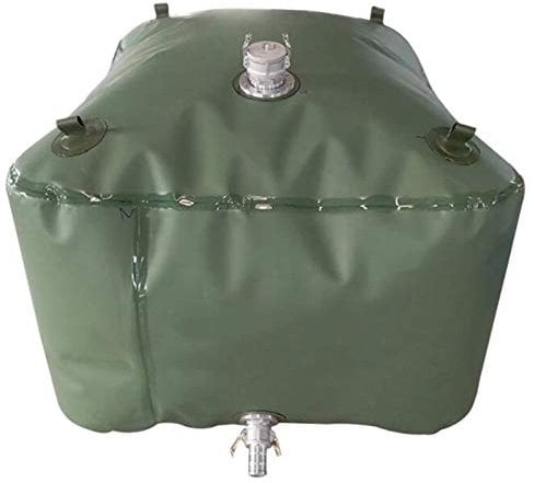 BNALU Water jerry can Customizable Emergency Water Storage Container, Foldable Tear Resistance Strong Tightness Water Container Container, For Bulk Liquid Storage(Size:500L/1x1x0.5m)