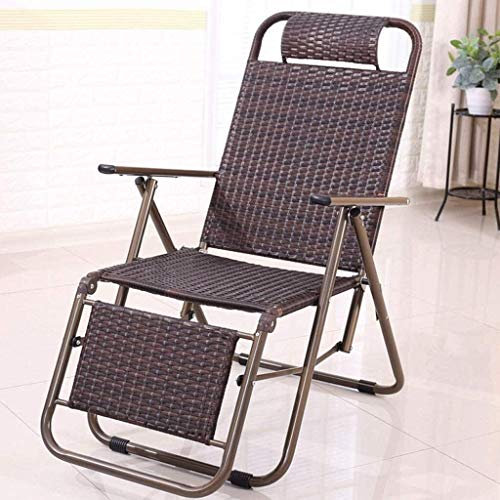 Klappbarer Liegestuhl, Sonnenliege, Stuhl, Teppiche und Zimmer, Garten- und Sommermöbel, liegend mit verstellbaren, gepolsterten Kopfstützen, Outdoor-Schwerkraft-Klappliegestuhl, wunderschöne Lan