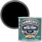 AMK® Hammerite Metal Paint Satin 250ml Black Direct To Rust 3 in 1 Primer Undercoat Topcoat Exterior Long Lasting 8 Year Protection Weather Resistant Finish Gates Railings Furniture
