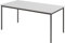 bümö Tisch, Multifunktionstisch 160 x 80 cm in Grau/Schwarz - Besprechungstisch, Konferenztisch, Meetingtisch, Mehrzwecktisch, Pausentisch, Besprechungsraum, Meetingraum, Pausenraum