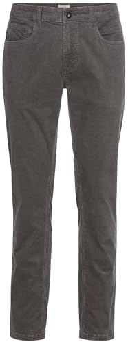 camel active Herren Regular Fit 5-Pocket Cordhose Steingrau, menswear-38/30