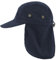 Gorra Nuca de Protección Solar para Hombre y Mujer, Gorra con Protector de Cuello de Algodón para Pesca Marcha y Senderismo, Talla única (FR/ES, Letras, Talla única, Azul Marino)