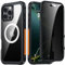 ANTSHARE For iPhone 16 Pro Case, [Built-in Privacy Screen Protector] Support MagSafe, 360°Full Body Military Grade Shockproof Clear Back Magnetic Anti-Spy Case foriPhone 16 Pro 6.3 Inches -Black