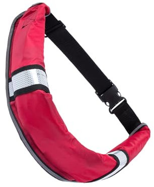 Salvagente,Giubbotto Gonfiabile Regolabile con Pagaia | Dispositivo di Protezione per Nuoto Canoa Vela Snorkeling Allenamento in Mare Piscina Viaggi