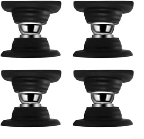 Magnetische Türstopper aus Silikon, Wandmontage, Türschließer, Stopper mit Magnet und Silikon-Stoßstange für Wohnmobile, Anhänger, 4 Stück