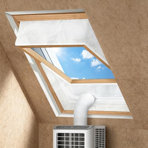 HOVCEH - Joint d'étanchéité pour climatisation de fenêtre de toit, joint de fenêtre pour climatiseur mobile, fenêtre de toit, joint de fenêtre pour climatisation à fixer sur fenêtre oscillante pour un