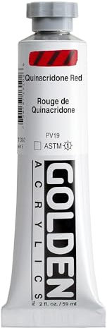 Wandbild Golden Heavy Body Acrylfarbe 2 oz-quinacridone rot