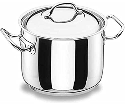 LACOR - 72128 - Olla con Tapa Profesional 28 cm INOX
