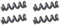 Allparts® »BP-2230-000 TENSION SPRINGS« Tremoloarm Federn für E-Gitarren im Strat®-Style - 4 Stück