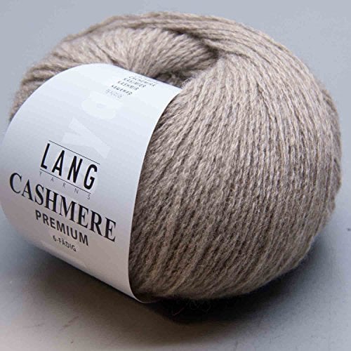 Lang Yarns - CASHMERE PREMIUM - Farbe 0022 Beige Mélange - 100% Kaschmirwolle (25 Gramm – 1 Knäuel)