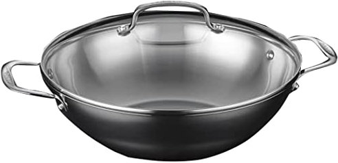 Cuisinart Brat- und Wokpfanne aus Edelstahl mit Deckel, 30,5 cm, 726-30SD