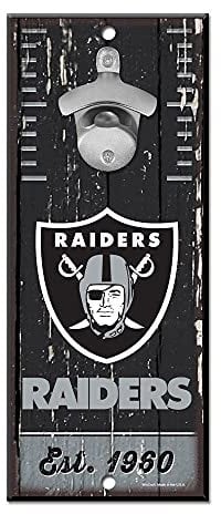 WinCraft NFL Arizona Cardinals Flaschenöffner, Holzschild, Flaschenöffner, Teamfarben, 12,7 x 27,9 cm