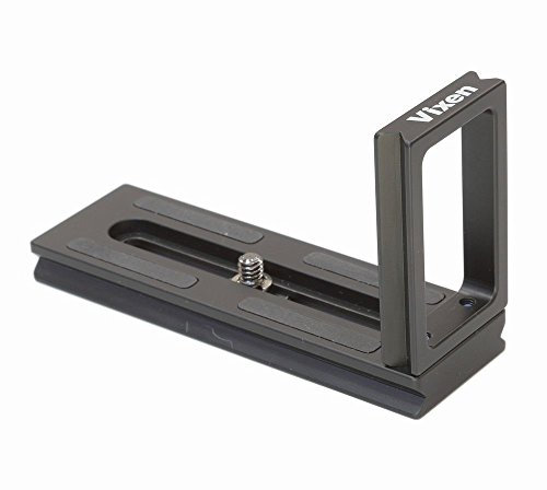 Vixen Optics Polarie Accessori montaggio hardware per fotocamere Piastra angolare a sgancio rapido, nero (35526)