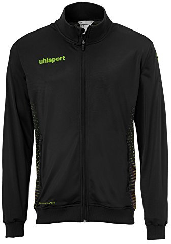 Uhlsport Herren Herren Jacke Score Track Jacke, schwarz/Fluo grün, XXL, 100517306