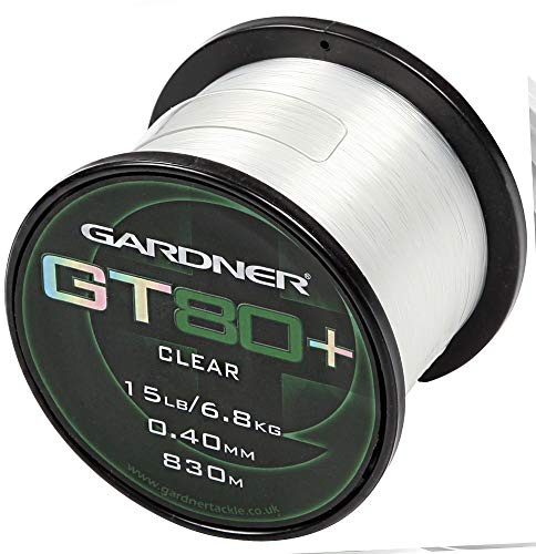 Gardner Tackle GT80+ Mainline - Carp Pike Barbel Bream Tench Coarse Fishing Line