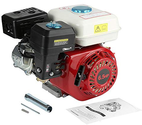 Moteur à Essence Thermique, 6,5 CV Moteur Thermiqueessence 4 Temps 168F OHV Replacement Petrol Engine
