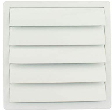 MKK Lamelle griglia di Ventilazione Mobile, Bianco, Ø 120 mm