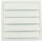 MKK Rejilla de ventilación móvil, Blanco, Ø 120 mm