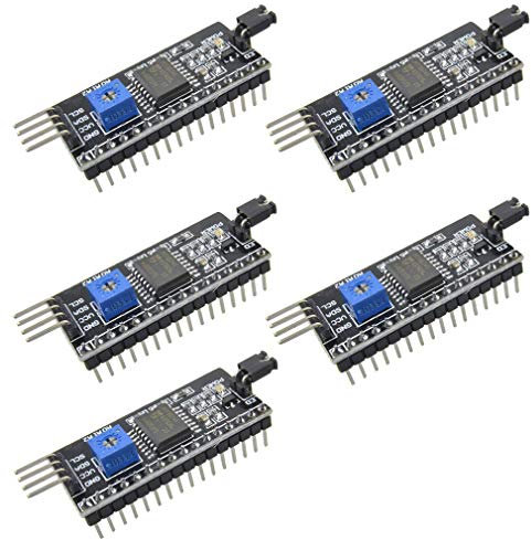 Hailege 5pcs 5V 2004 1602 LCD Display IIC I2C Adapter IIC Serielle Schnittstelle Adapter Robort Teile