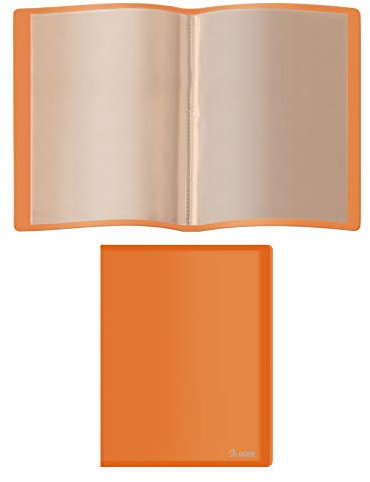 DOHE - Porte-vues PP de 10 pochettes PP (80 mic) Souple Orange