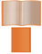 DOHE - Porte-vues PP de 10 pochettes PP (80 mic) Souple Orange