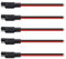 PNGKNYOCN 12V SAE Steckerkabel.14AWG 15cm SAE 2 Pin Einzelstecker Schnellkupplungsstecker SAE Auto Verlängerungskabel für Motorräder, Autos, Traktoren (5er Pack)