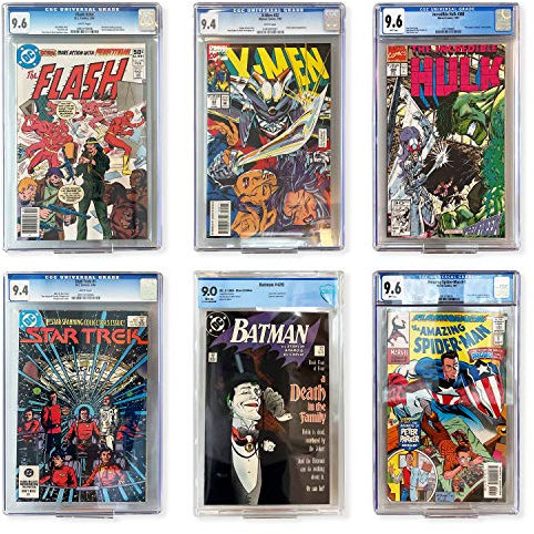 X-FLOAT Transparente schwebende Regale (Wandmontage) zum Präsentieren von Comicbüchern (6er-Set)