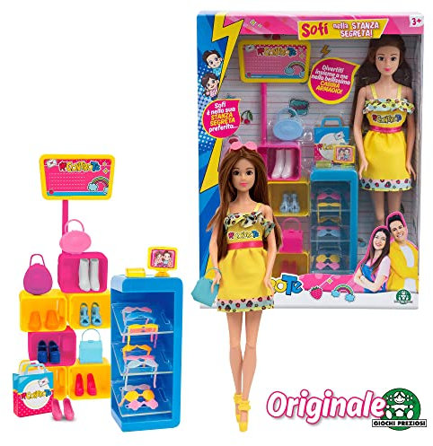 Giochi Preziosi Bambola Sofì Me Contro Te, Bambola Fashion Articolata con Stanza Segreta Cabina Armadio e Tanti Accessori Inclusi, Bambola Bambina 4 Anni in Su