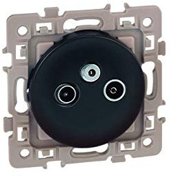 Prise TV+FM+SAT Square 1 poste - Vulcain