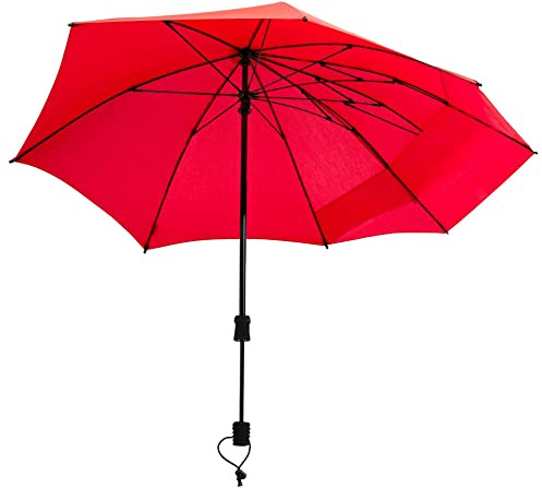 EuroSchirm Regenschirme-REL310822 Regenschirme Rot 109 cm | freihändig zu benutzen