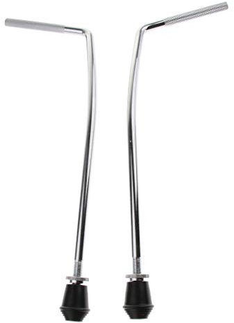 Sharplace 1 Paar Bass Drum Feet für Drum Parts Feet für HI Hat Stands Hardware