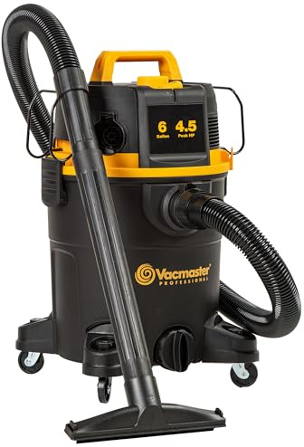 Vacmaster VDK611PF 0201 Aspirateur sec/humide professionnel avec système de filtre autonettoyant 19 litres 4,5 crête HP