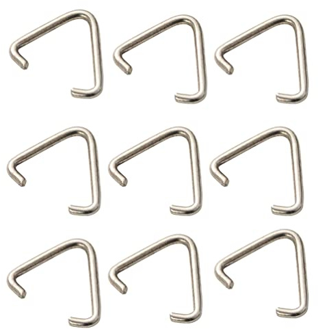 100 Stück Metall Dreieck Form Offene Biegeringe Verbindungsstücke für DIY Handwerk Schmuck Schlüsselanhänger Herstellung Findings, Silber