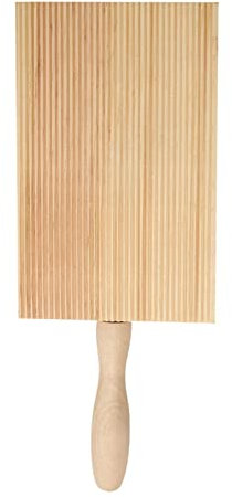Pasta Maker Gnocchi Board Wooden Butter Paddles for Kneading Dough and Making Pasta(Square)